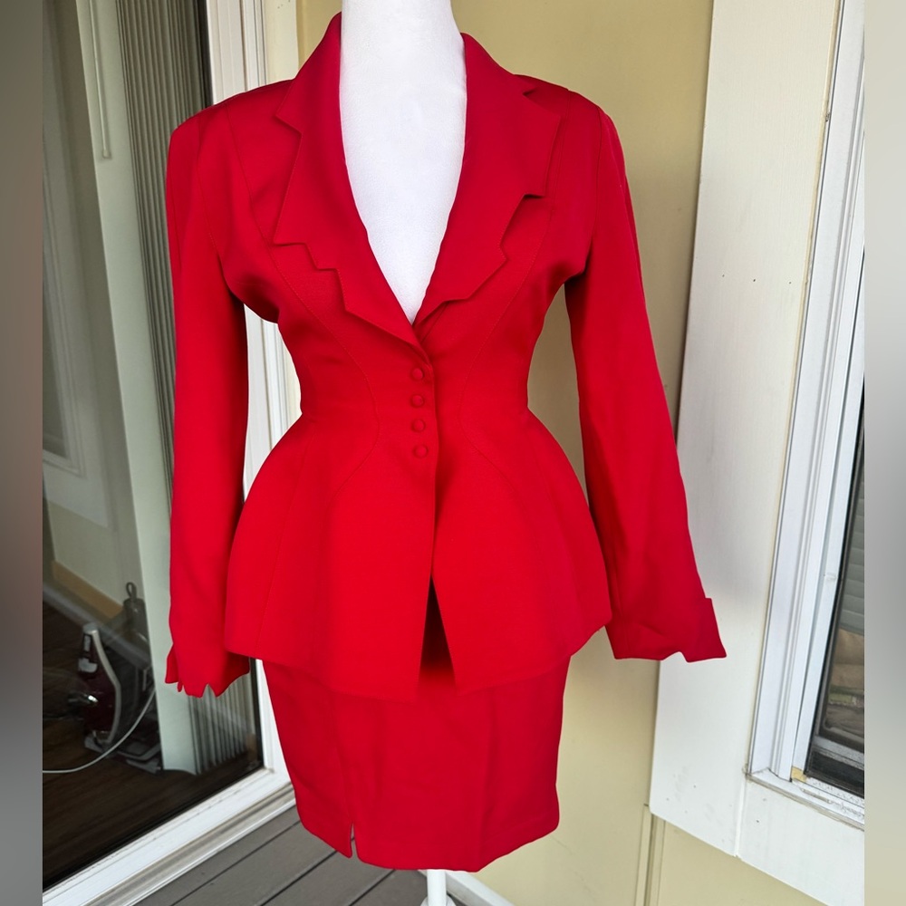 Iconic Vintage Thierry Mugler Jacket Suit 1994